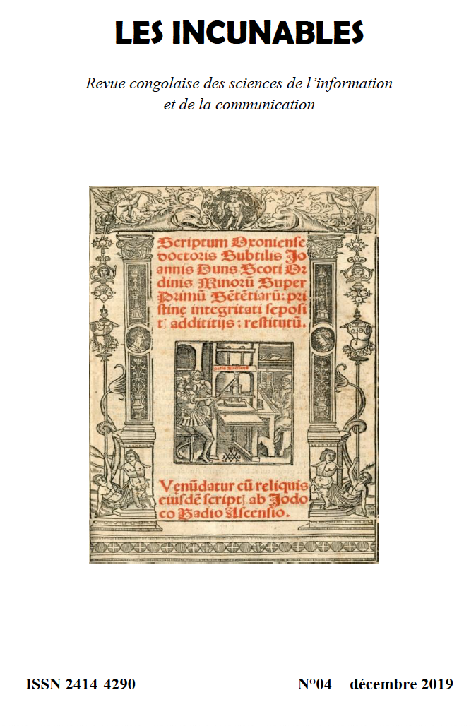					Afficher No 4 (2019): Les incunables : 
				